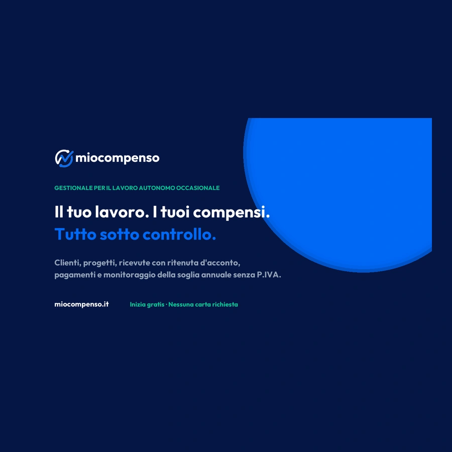MioCompenso - Gestionale lavoro autonomo occasionale