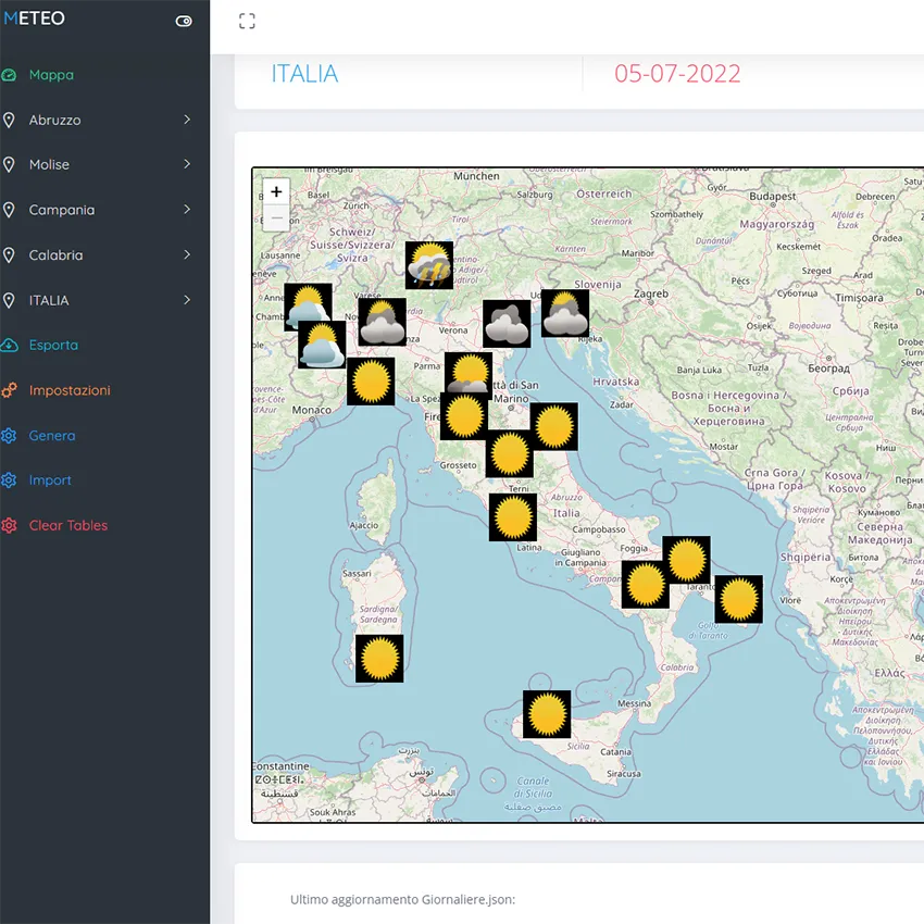 Piattaforma Meteo Communication